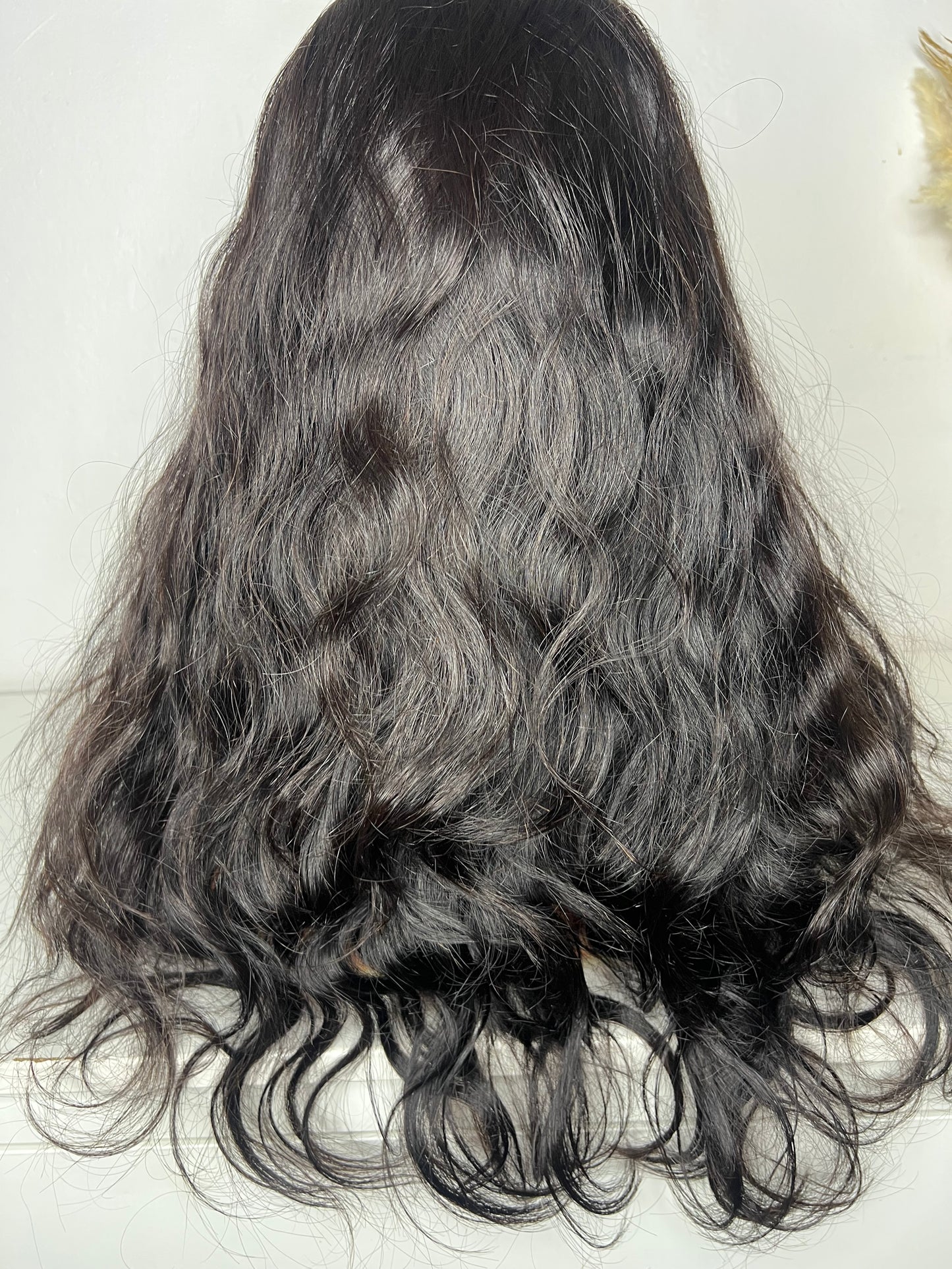 Burmese top Virgin hair body wave 4x4 hd wig 180% 18 inch