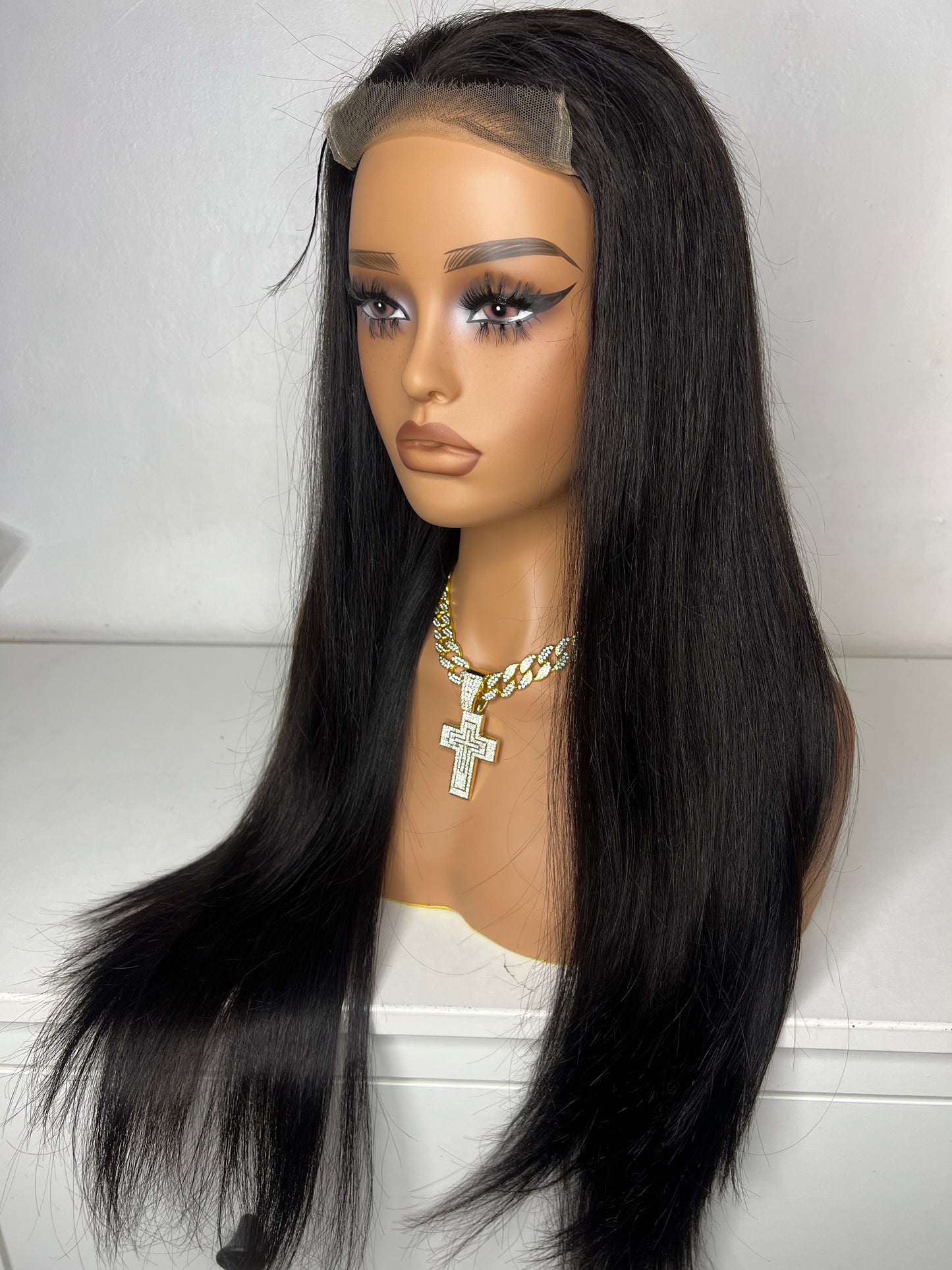 Top Virgin hair hd lace 5x5 - 180% straight 22 inch m cap