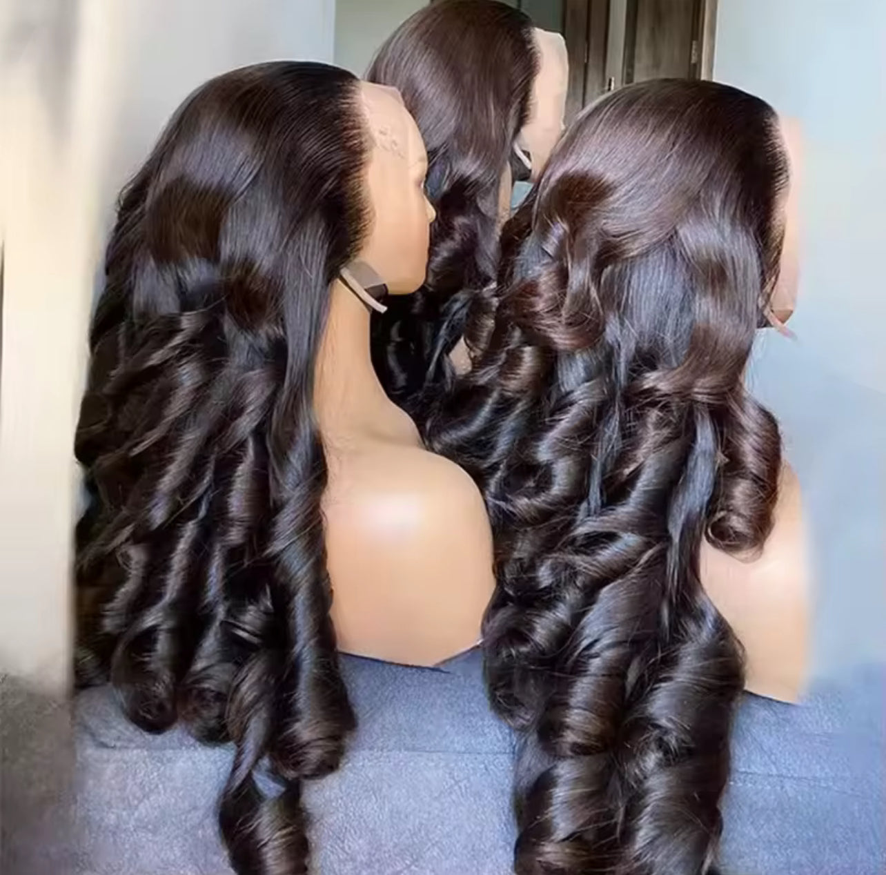 Perruque cheveux humains vierge brésiliens pour femme