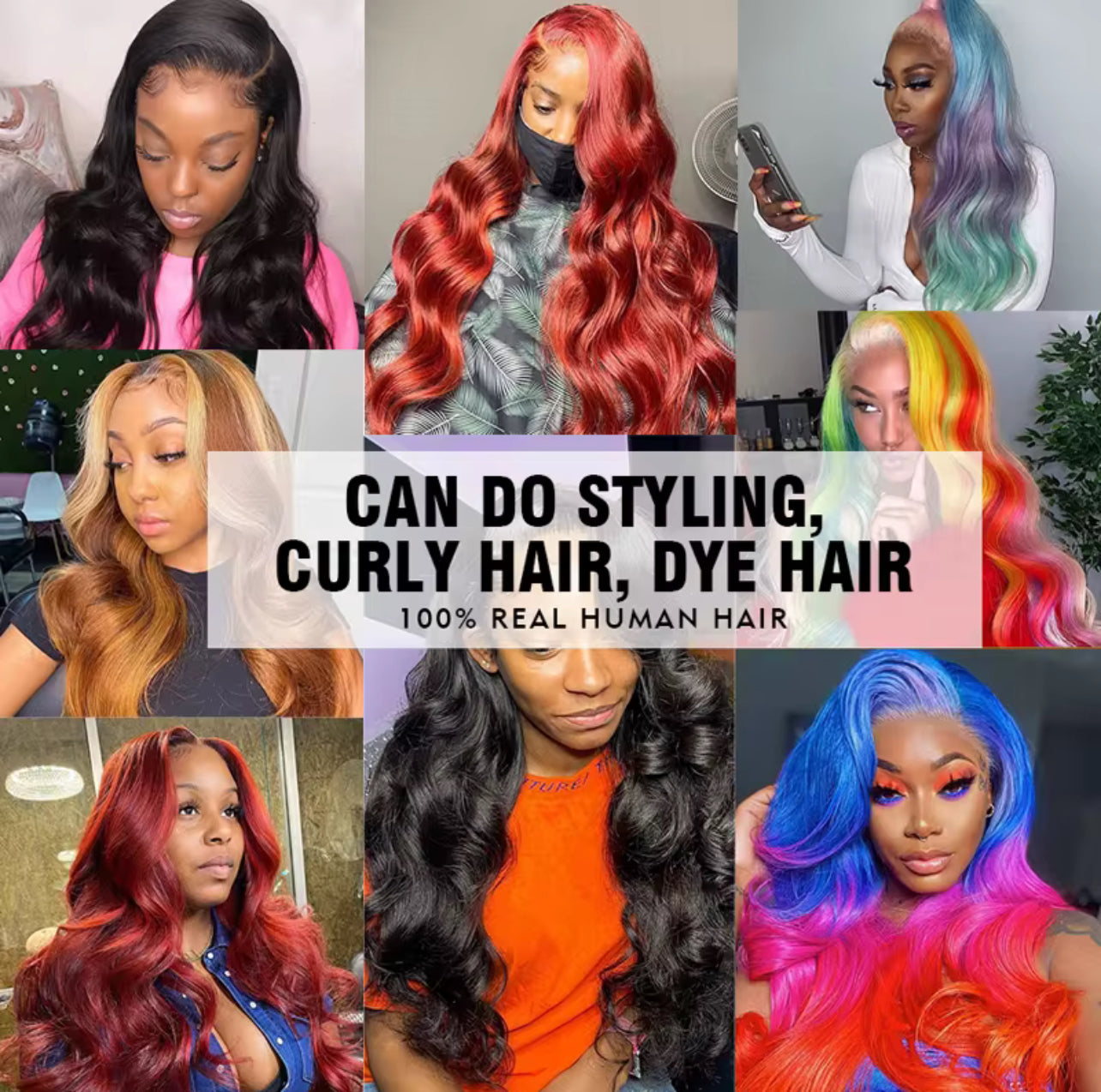 Perruque cheveux humains vierge brésiliens pour femme