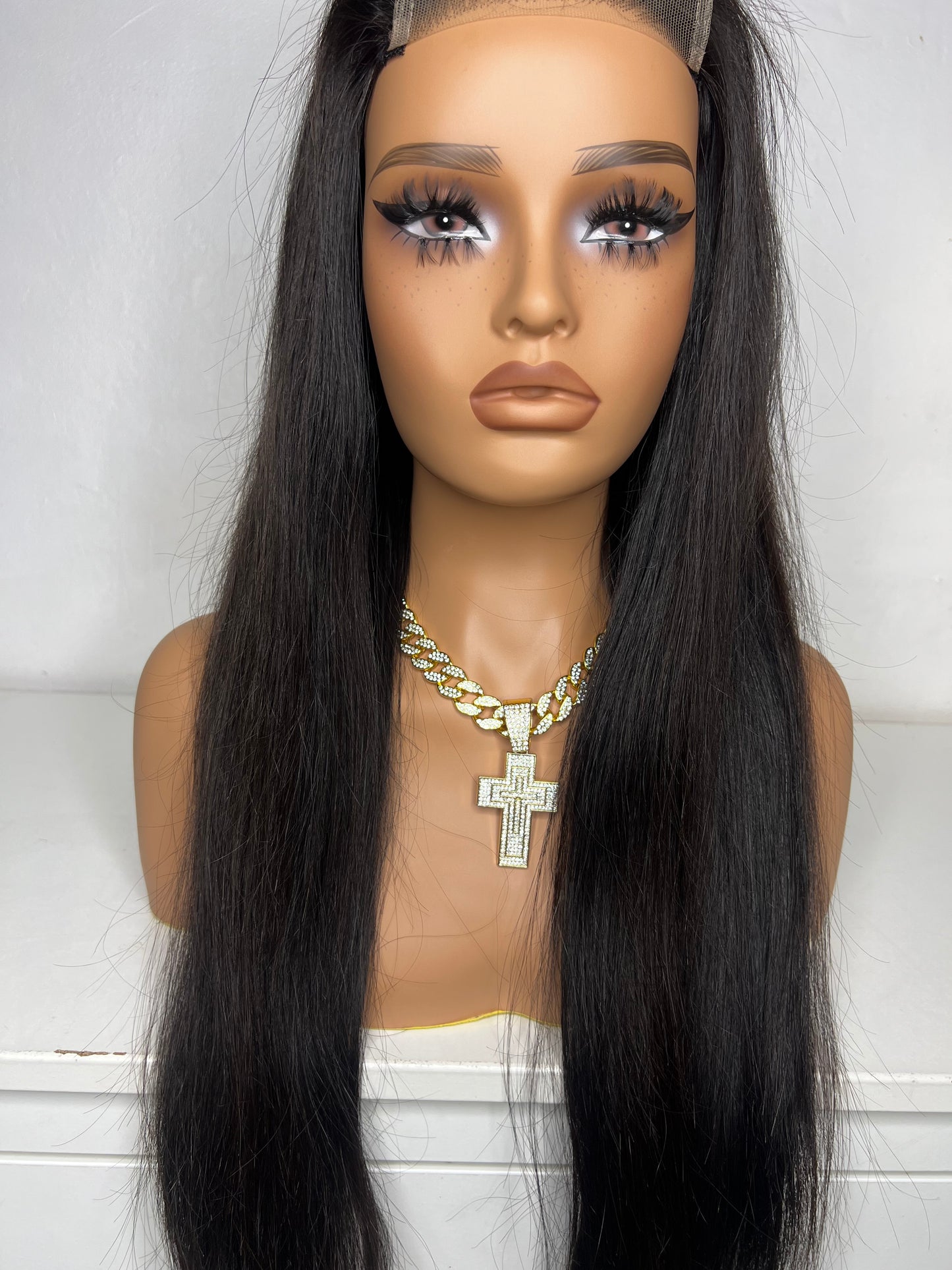 Top Virgin hair hd lace 5x5 - 180% straight 22 inch m cap
